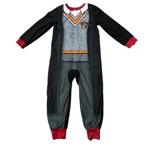 Harry Potter Zipper Pajama Long-sleeve Bodysuit Wizards Girls Size 4/5